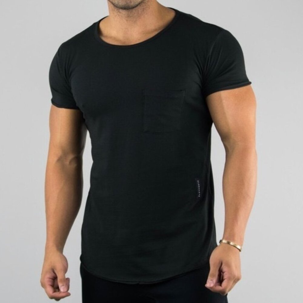 Alphalete Scoop Neck Tee - Black